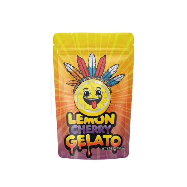 3.5 Grams Lemon Cherry Gelato Good Vibes Mylar Bags (100 Count)