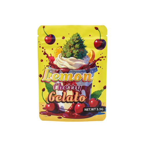 3.5 Grams Lemon Cherry Gelato Sweet Harvest Mylar Bags (100 Count)