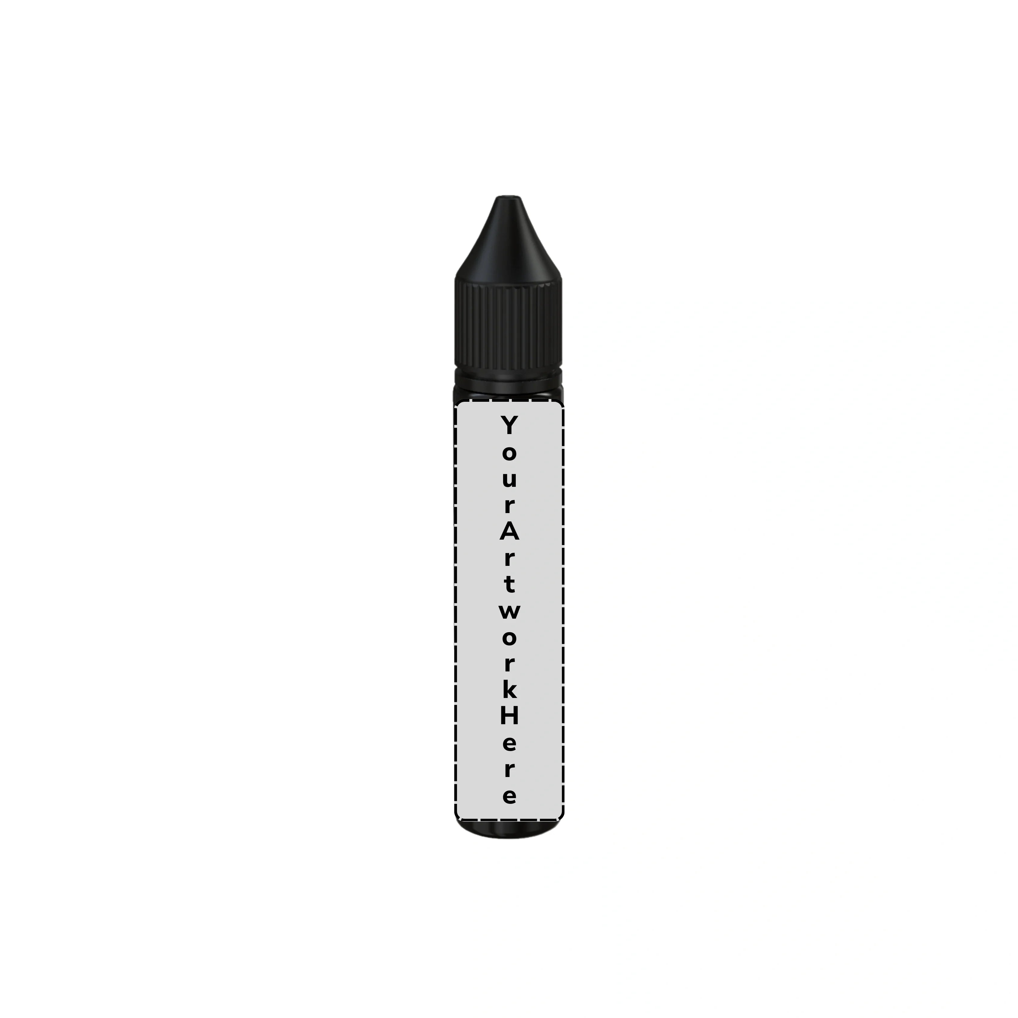 30ml unicorn bottle opaque black