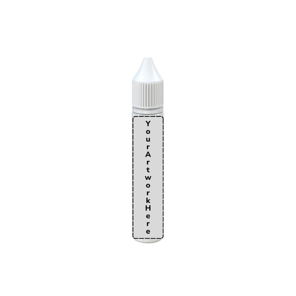 Chubby Gorilla 30ML Unicorn Plastic Squeeze Bottle PET CR – Opaque White With White Cap