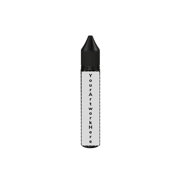 Chubby Gorilla 30ML Unicorn Plastic Squeeze Bottle PET CR – Translucent Black with Black cap