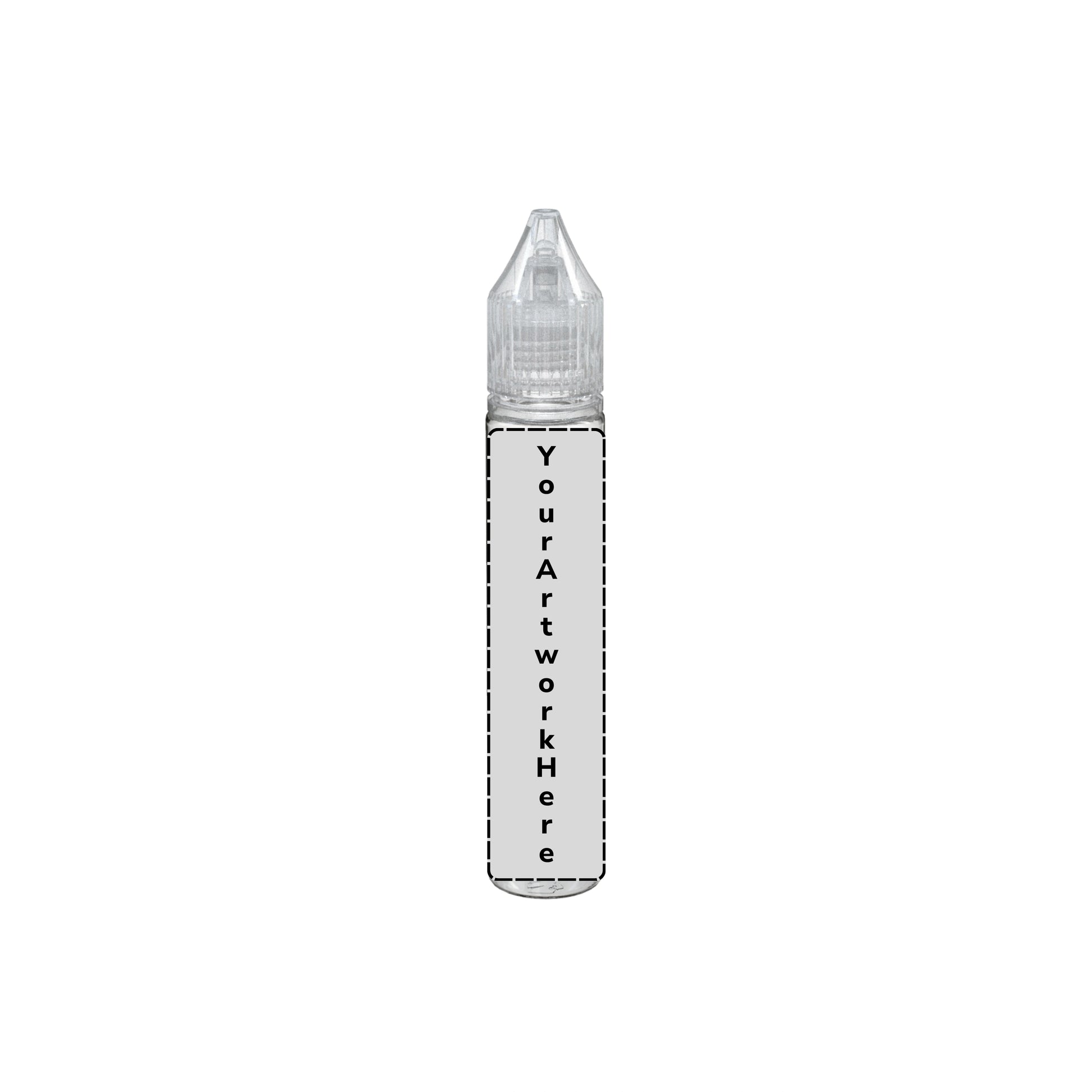 30ml unicorn bottle clear clear cap
