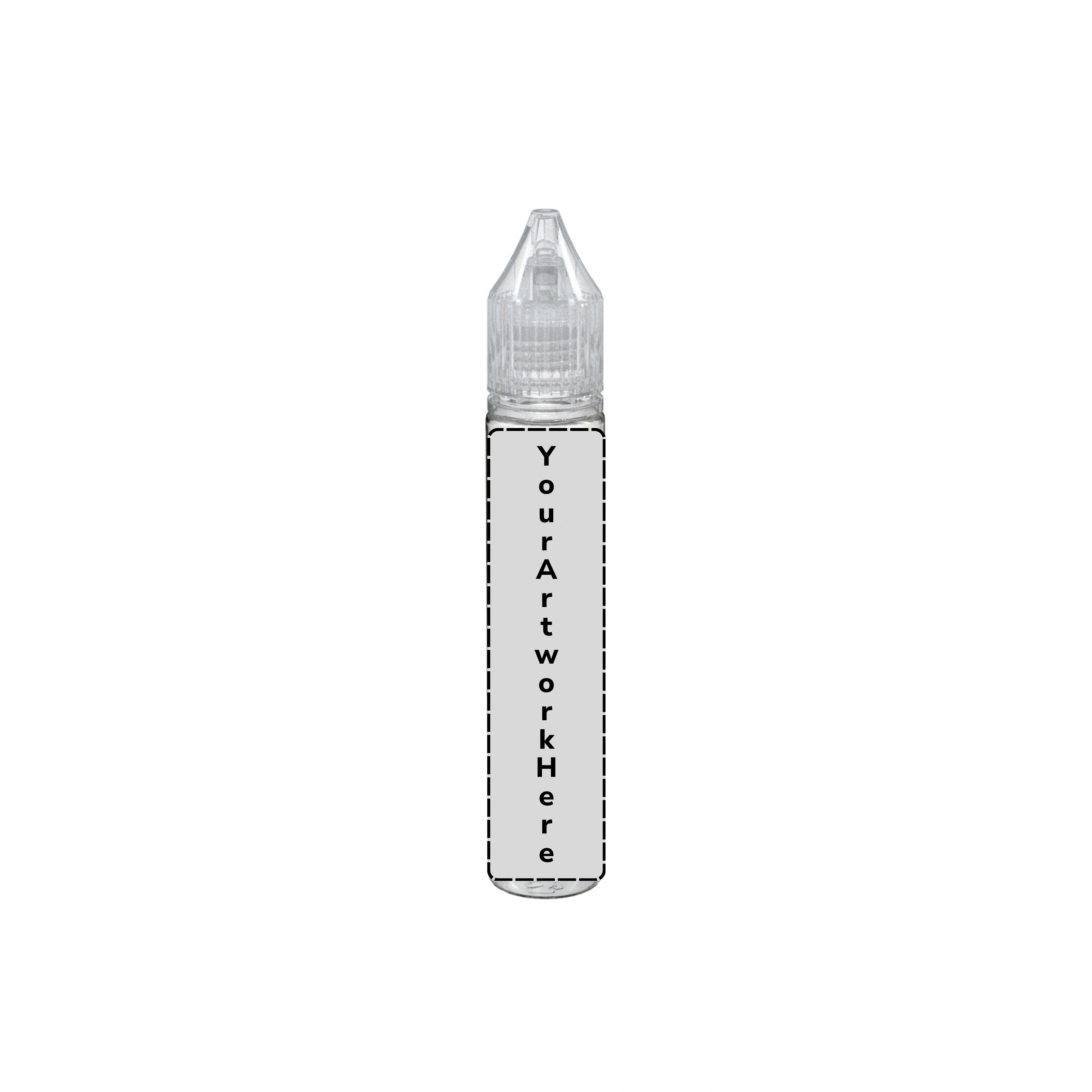 30ml unicorn bottle clear clear cap