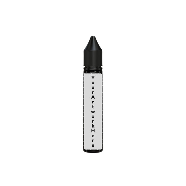 Chubby Gorilla 30ML V3 Unicorn Plastic Squeeze Bottle PET CR – Opaque Black with Black Cap