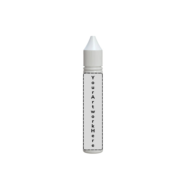 Chubby Gorilla 30ML V3 Unicorn Plastic Squeeze Bottle PET CR – Opaque White with White Cap