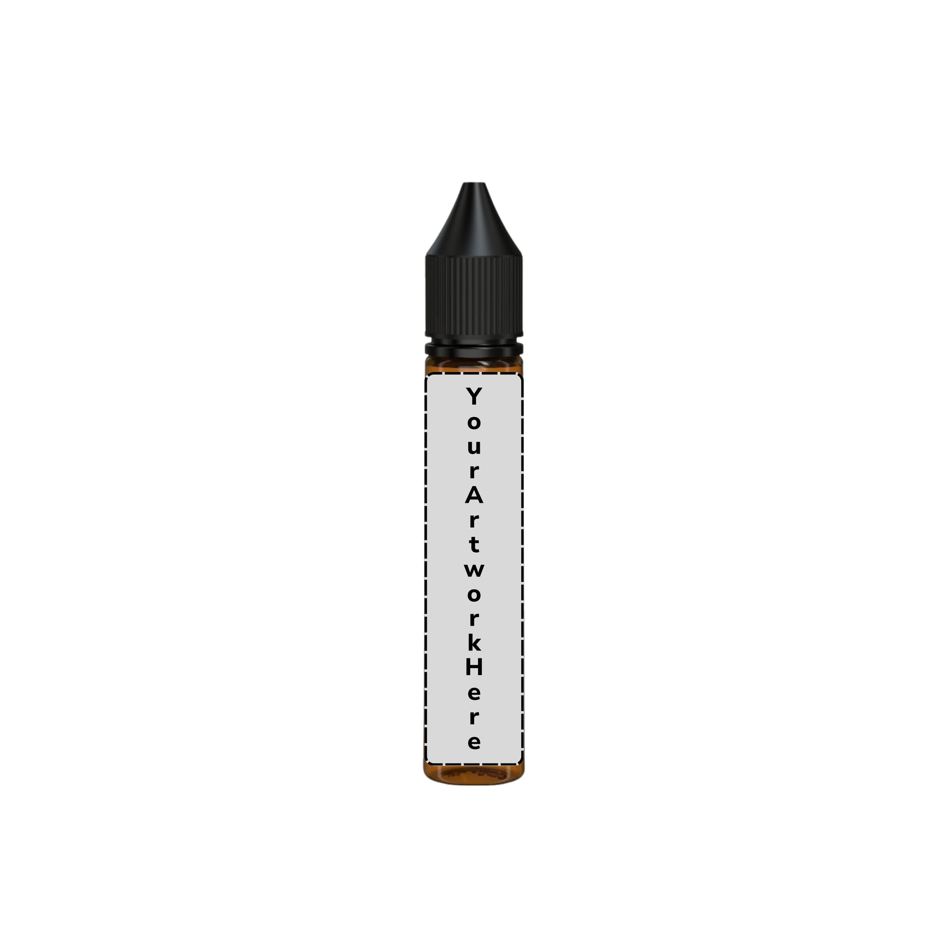 30ml v3 unicorn bottle translucent amber