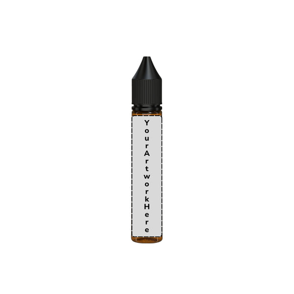 Chubby Gorilla 30ML V3 Unicorn Plastic Squeeze Bottle PET CR – Translucent Amber with Black Cap