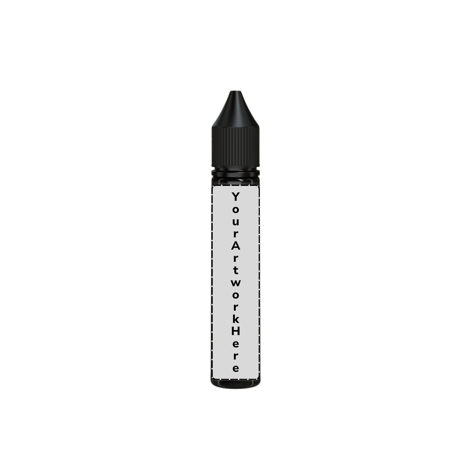 30ml v3 unicorn bottle translucent black