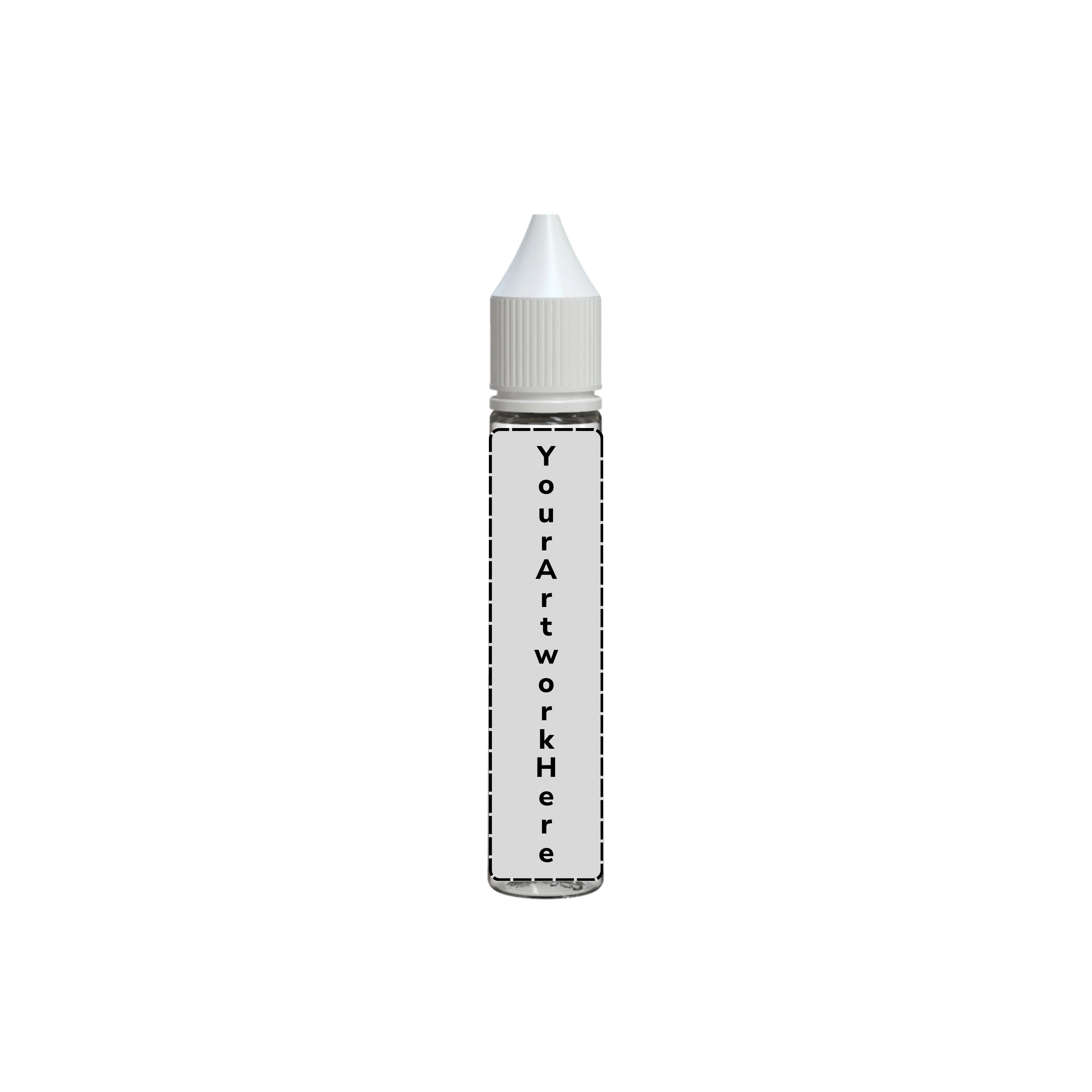 30ml v3 unicorn bottle clear white cap