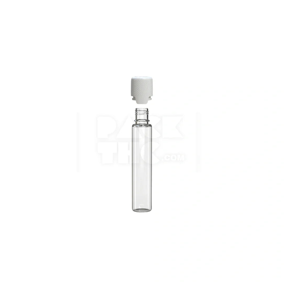 30ml aviator cr bottle with friction fit closure tamper evident break off band clear natural bottle with opaque white closure 1000 count