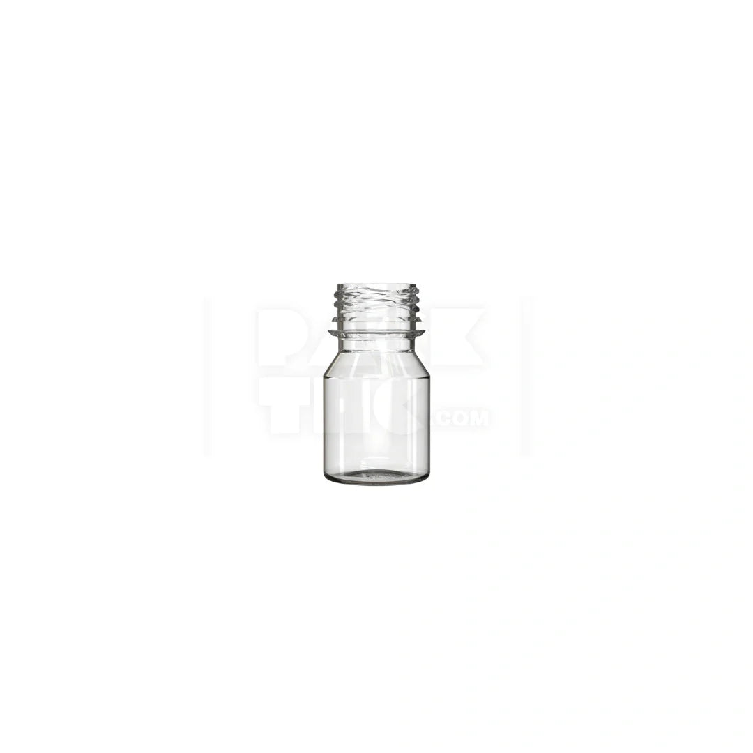 30ml stubby aviator cr shot bottle clear natural white cap 800 count
