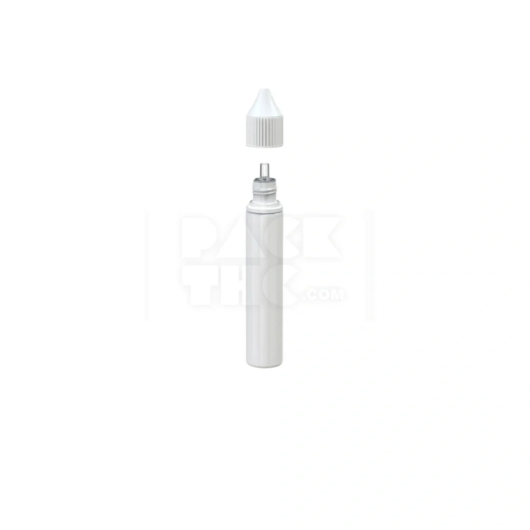 30ml stubby pet reducer unicorn bottle opaque white 1000 count