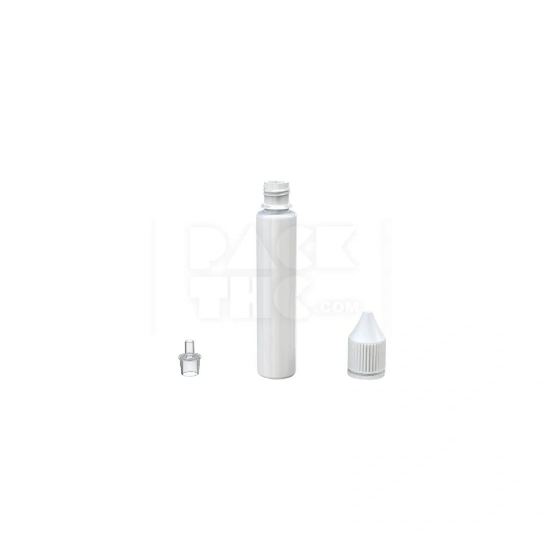 30ml stubby pet reducer unicorn bottle opaque white 1000 count