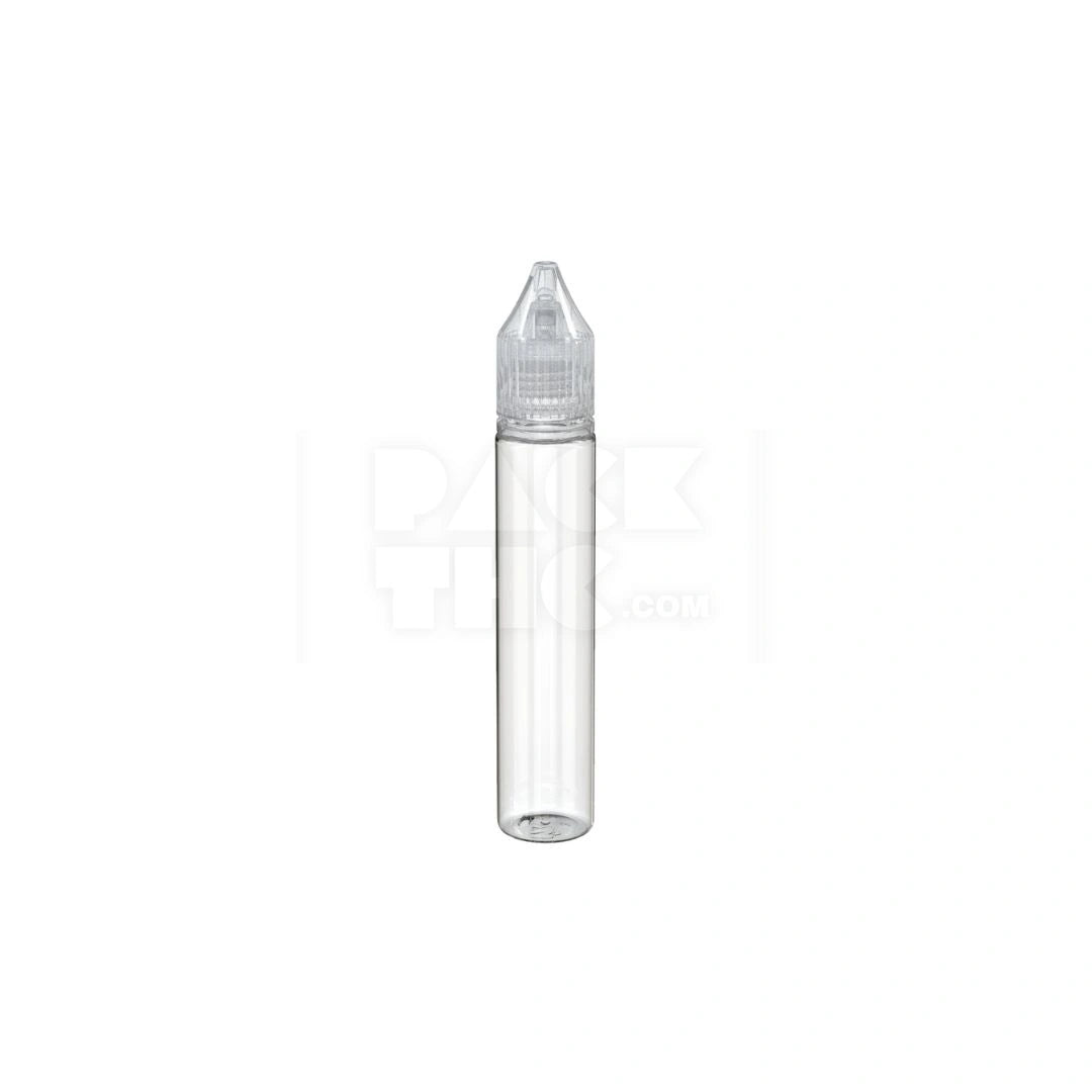 30ml stubby pet reducer unicorn bottle clear natural 1000 count