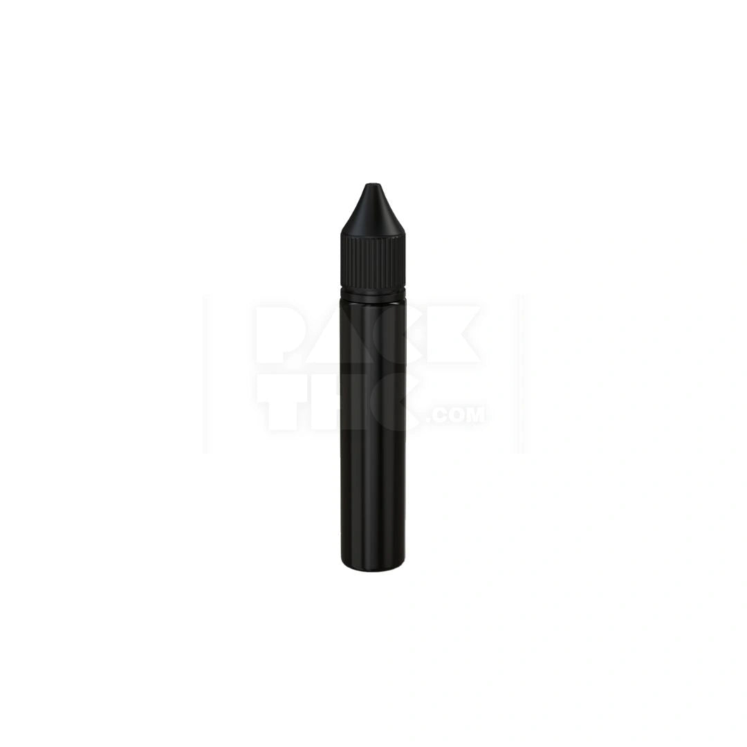 30ml stubby pet reducer unicorn bottle opaque black 1000 count