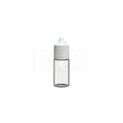 30ml stubby pet unicorn bottle cr clear natural white cap 1000 count