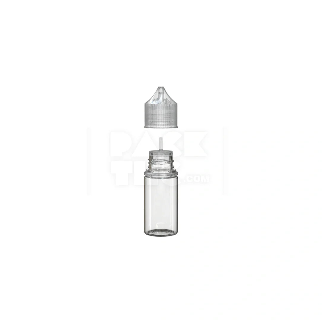 30ml stubby pet unicorn bottle cr clear natural 1000 count