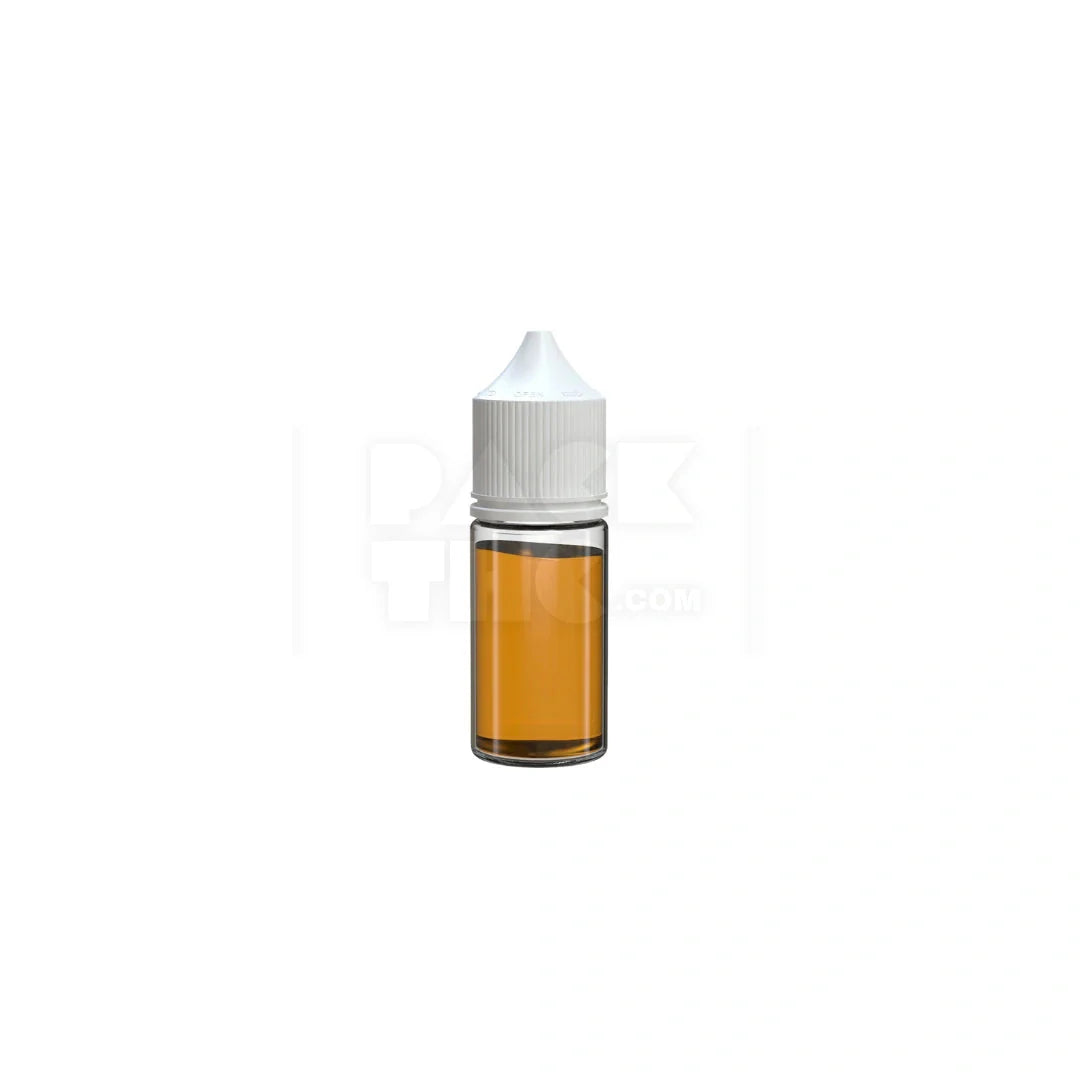 30ml stubby pet unicorn bottle cr clear natural white cap 1000 count