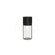 30ml stubby spiral cr bottle clear natural black cap 1000 count