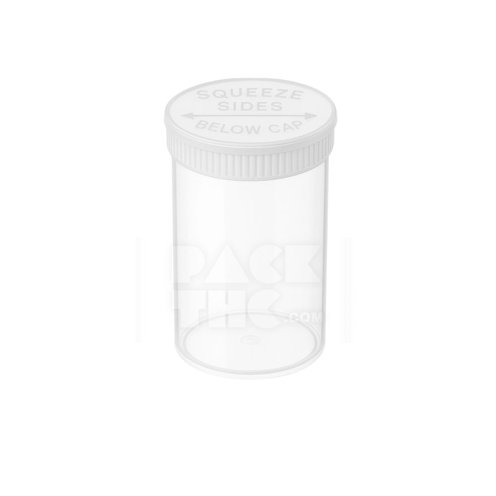 30 DRAM POP TOP VIAL - 1/4OZ - CLEAR - (160 COUNT)