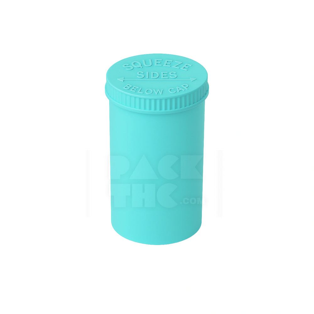 30 DRAM POP TOP VIAL - 1/4OZ - AQUA BLUE - (160 COUNT)