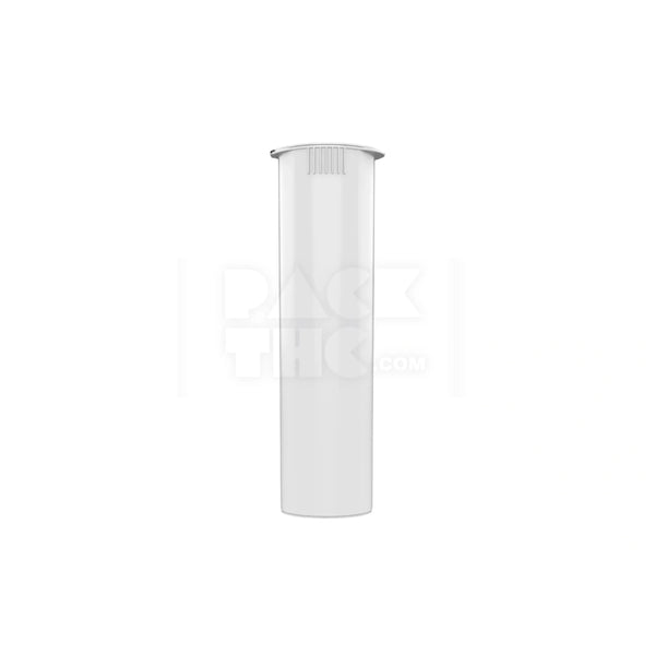 30mm Wide Mouth 116mm CR Preroll Pop Top Tube - White - (1000 Count)