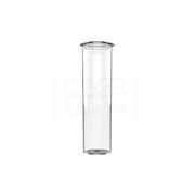 116mm wide mouth pre roll tube clear