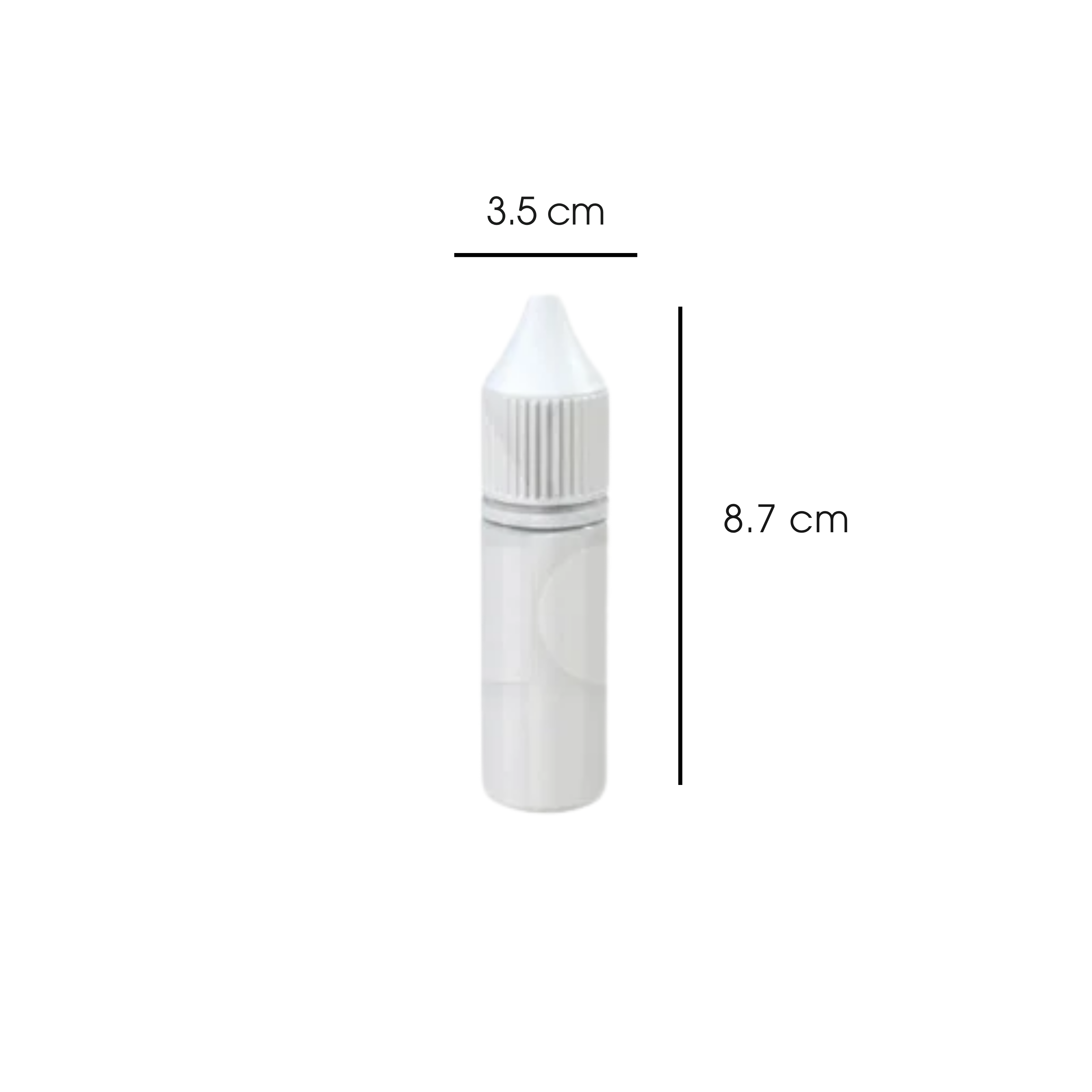 15ml PET Reducer Unicorn Bottle Black - (1000 count)