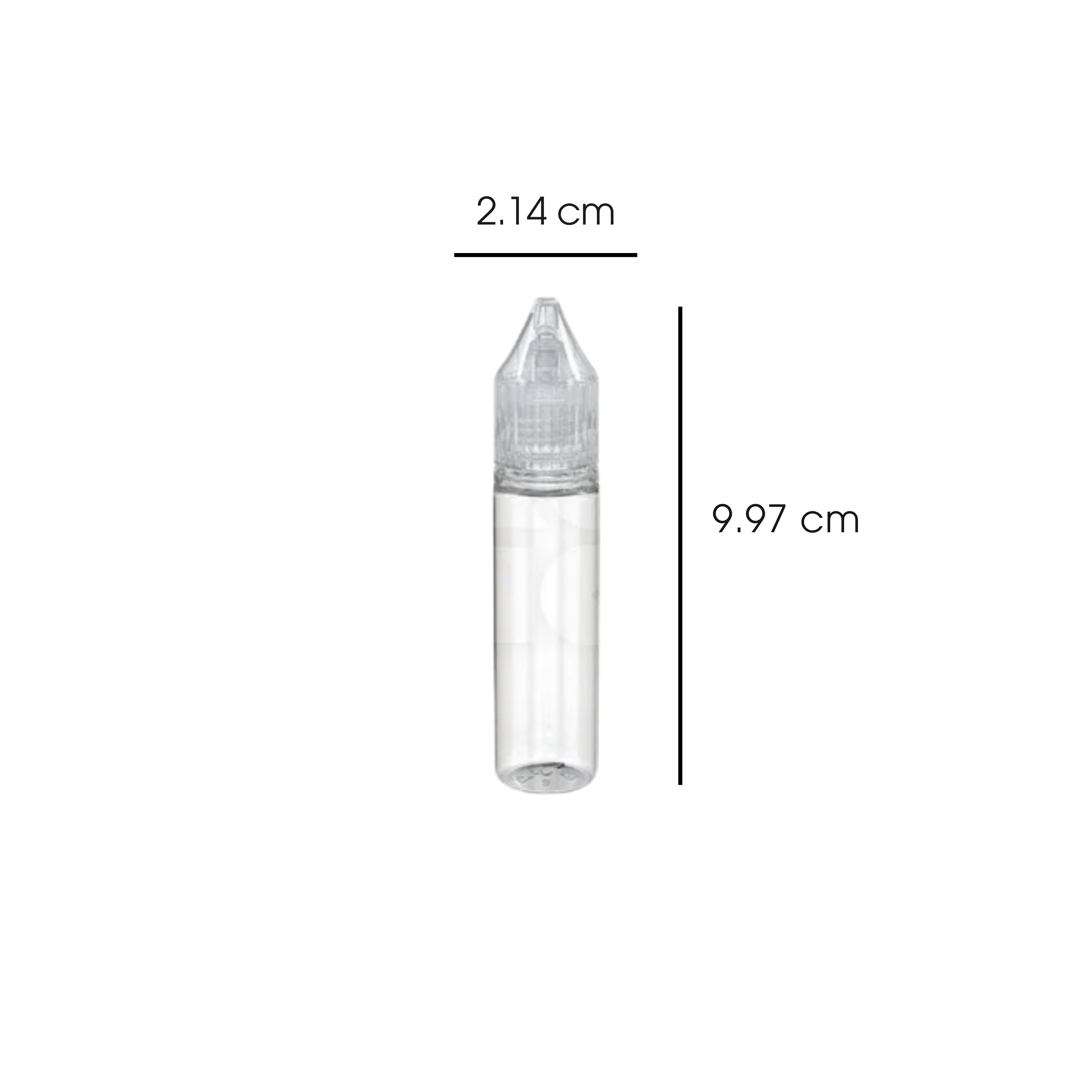 20ml PET Reducer Unicorn Bottle Clear - (1000 count)