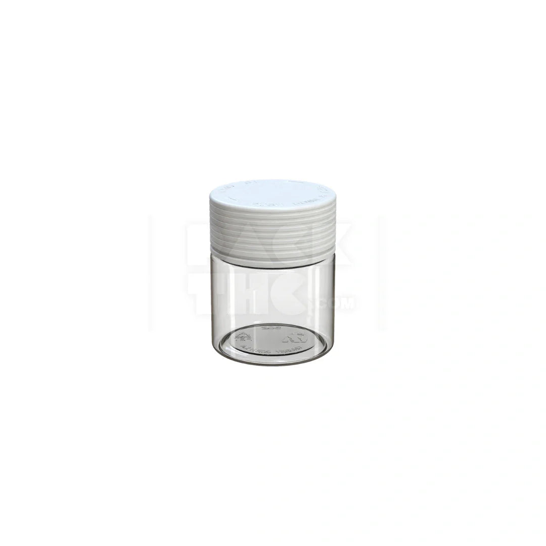 3oz 90cc spiral cr container clear natural white closure 400 count