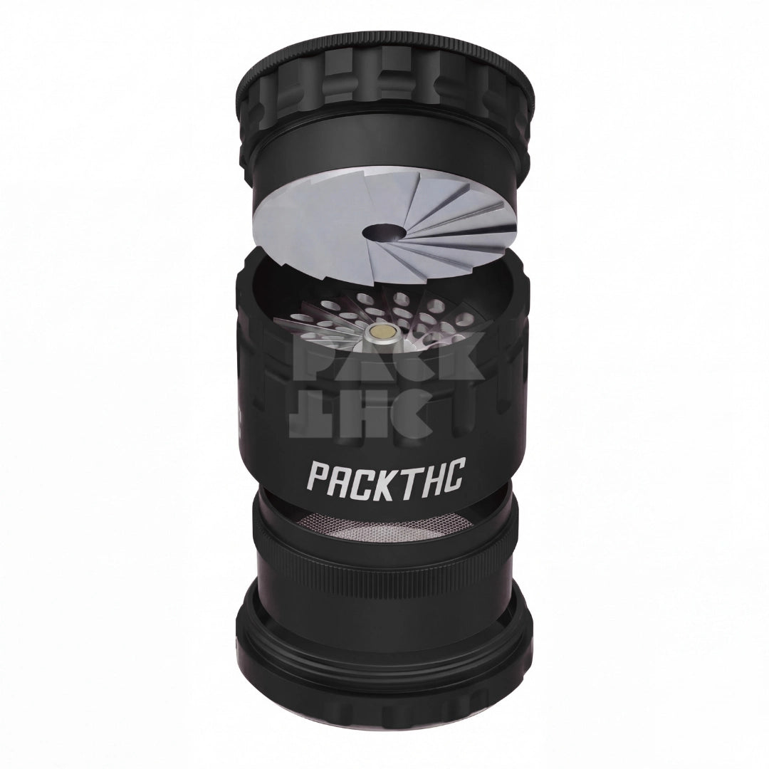 Titan Toothless Weed Grinder 63mm Black | Bulk Herb Grinder | PackTHC Titan Toothless Weed Grinder 63mm Black | Bulk Herb Grinder | PackTHC