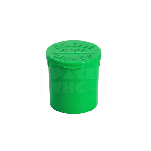 6 Dram Pop Top Vial - Green | Child-Resistant Bulk Case - (600 Count)