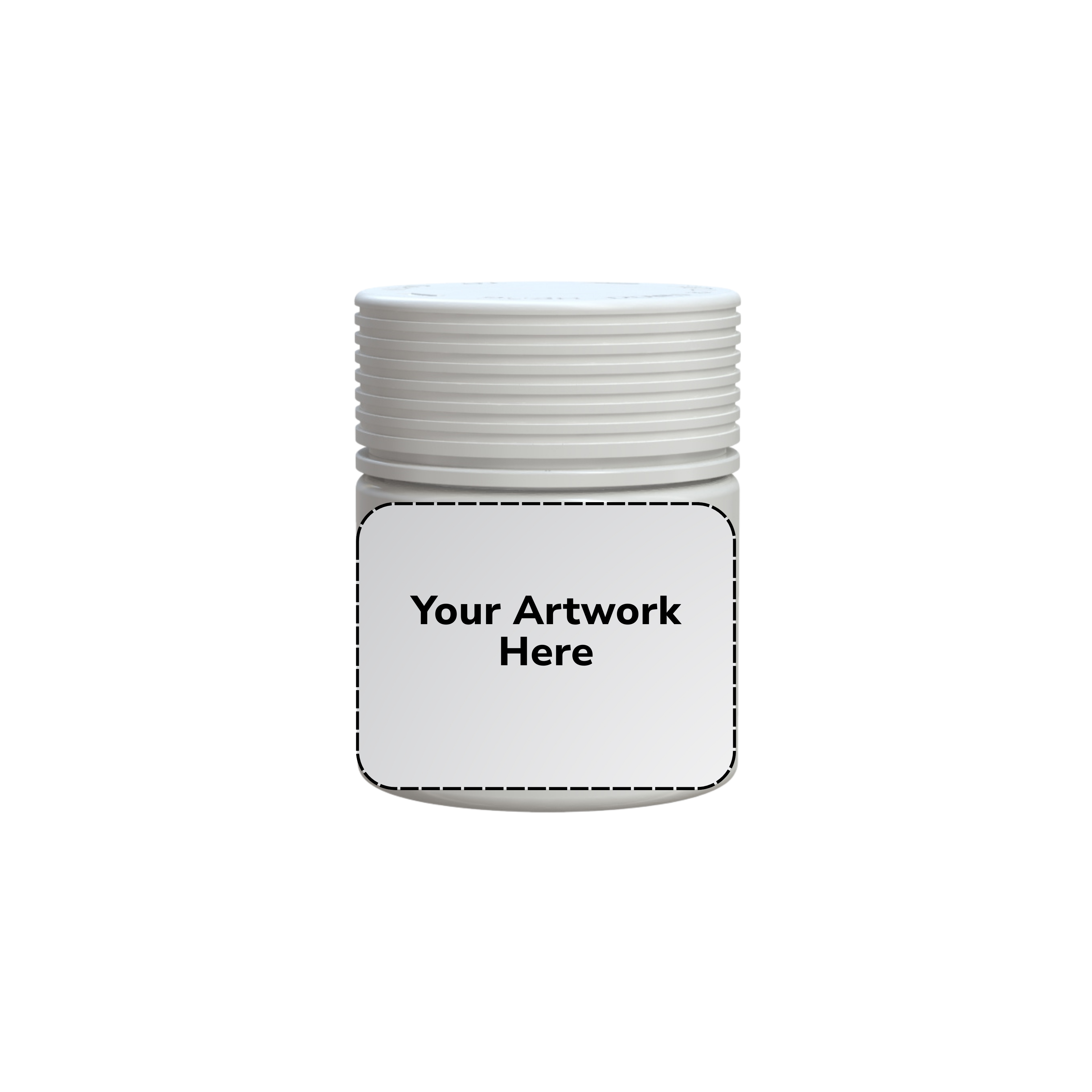 3oz spiral cr jar opaque white