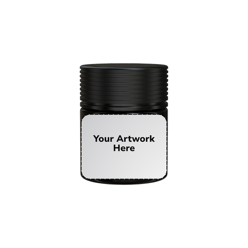 3oz spiral cr jar opaque black