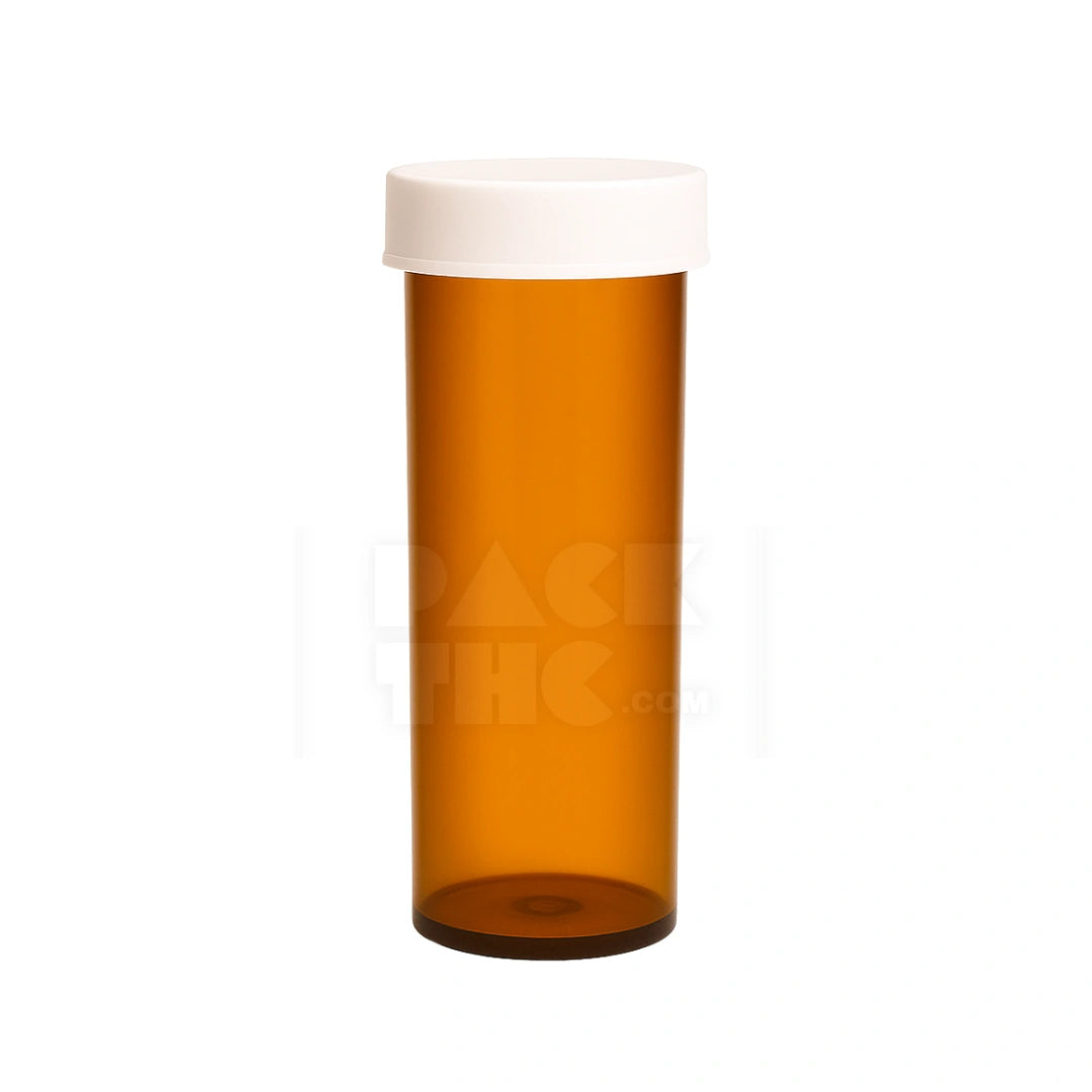 40 dram push turn cr bottles amber