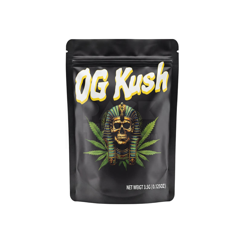 3.5 Grams OG Kush Mylar Bags (100 Count / Case)