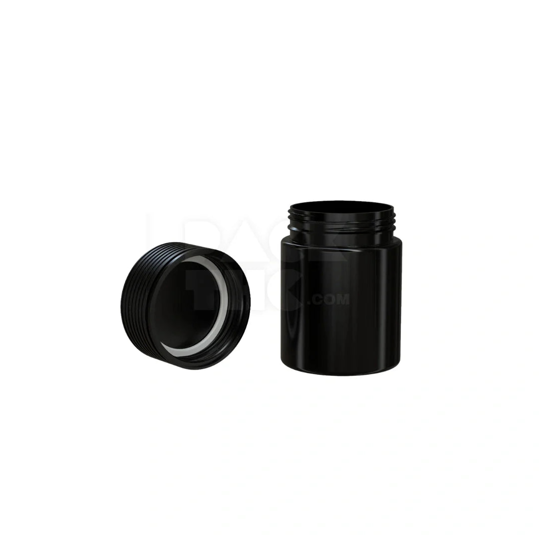 4oz 120cc spiral cr container opaque black 400 count