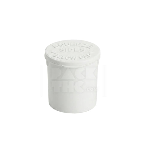 6 dram pop top vial - white | child-resistant bulk case - (600 count)