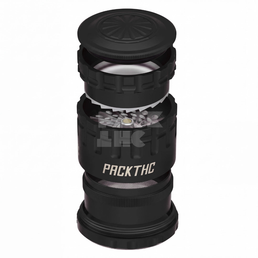 Titan Toothless Weed Grinder 63mm Black | Bulk Herb Grinder | PackTHC Titan Toothless Weed Grinder 63mm Black | Bulk Herb Grinder | PackTHC
