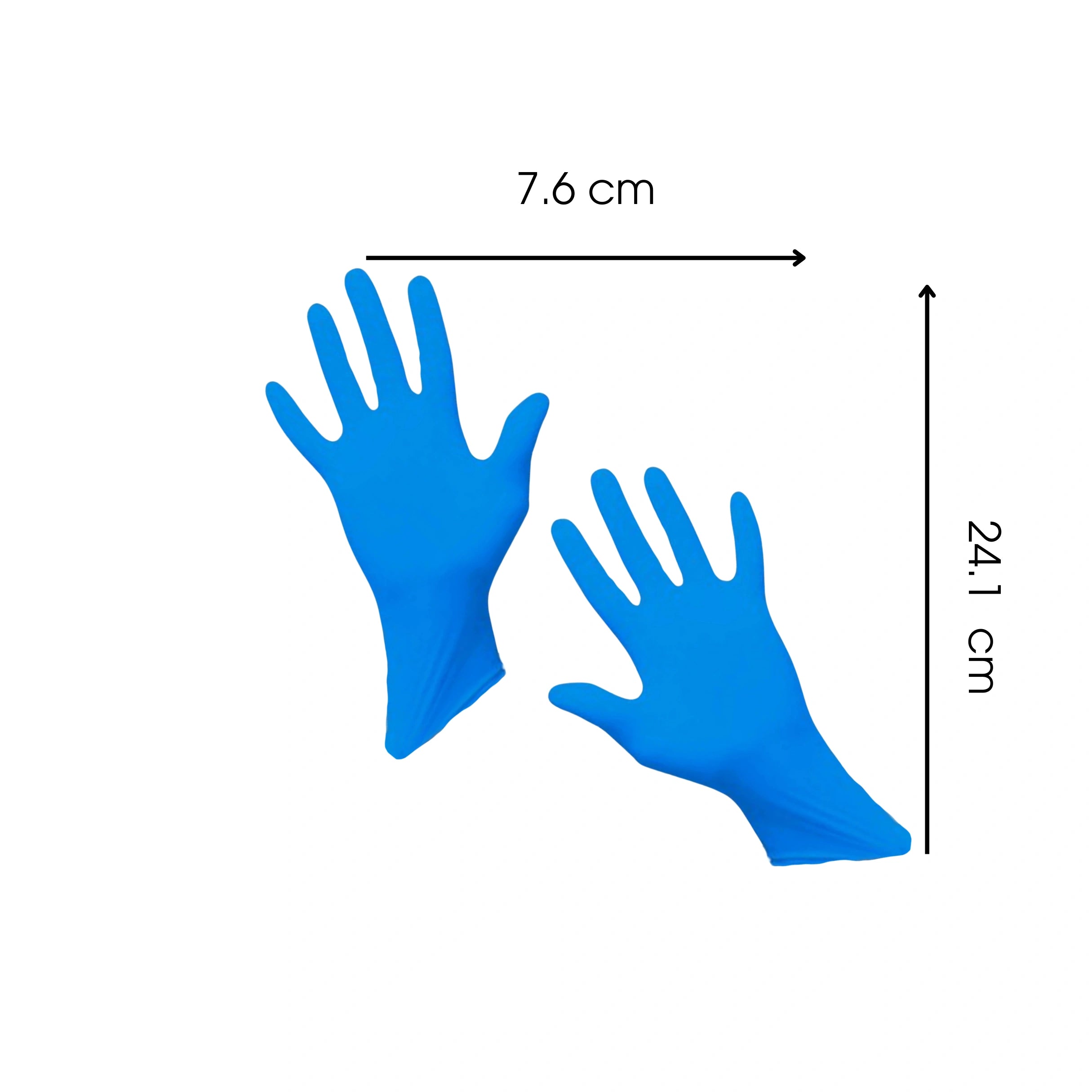 4 Mil Nitrile Gloves Blue - Small - 1000 Count