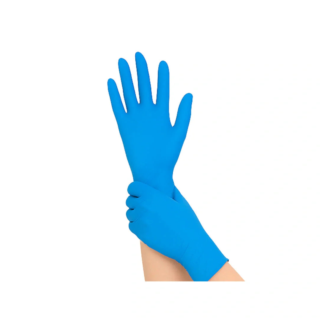 4 mil nitrile gloves blue 100 pieces case medium