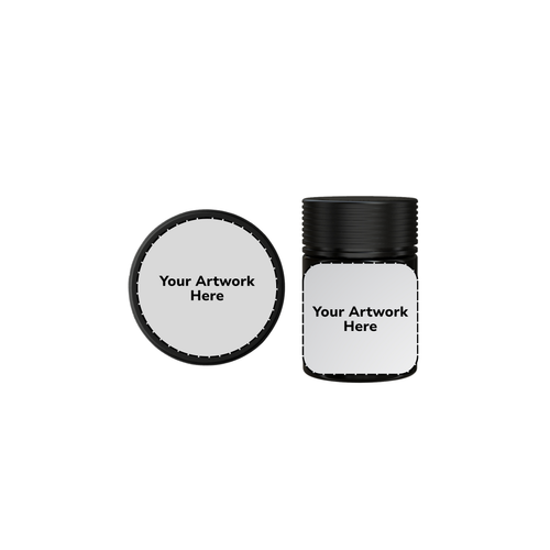 4oz spiral cr jar opaque black