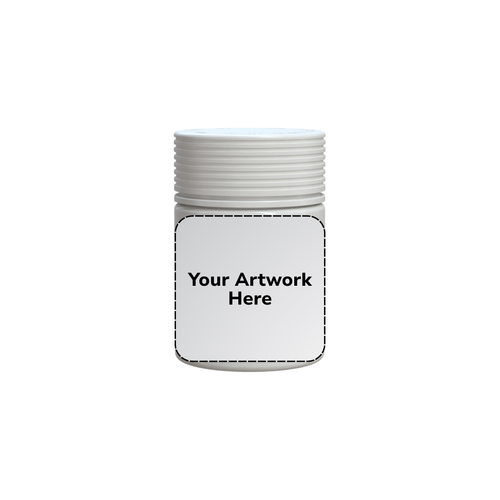 4oz spiral cr jar opaque white
