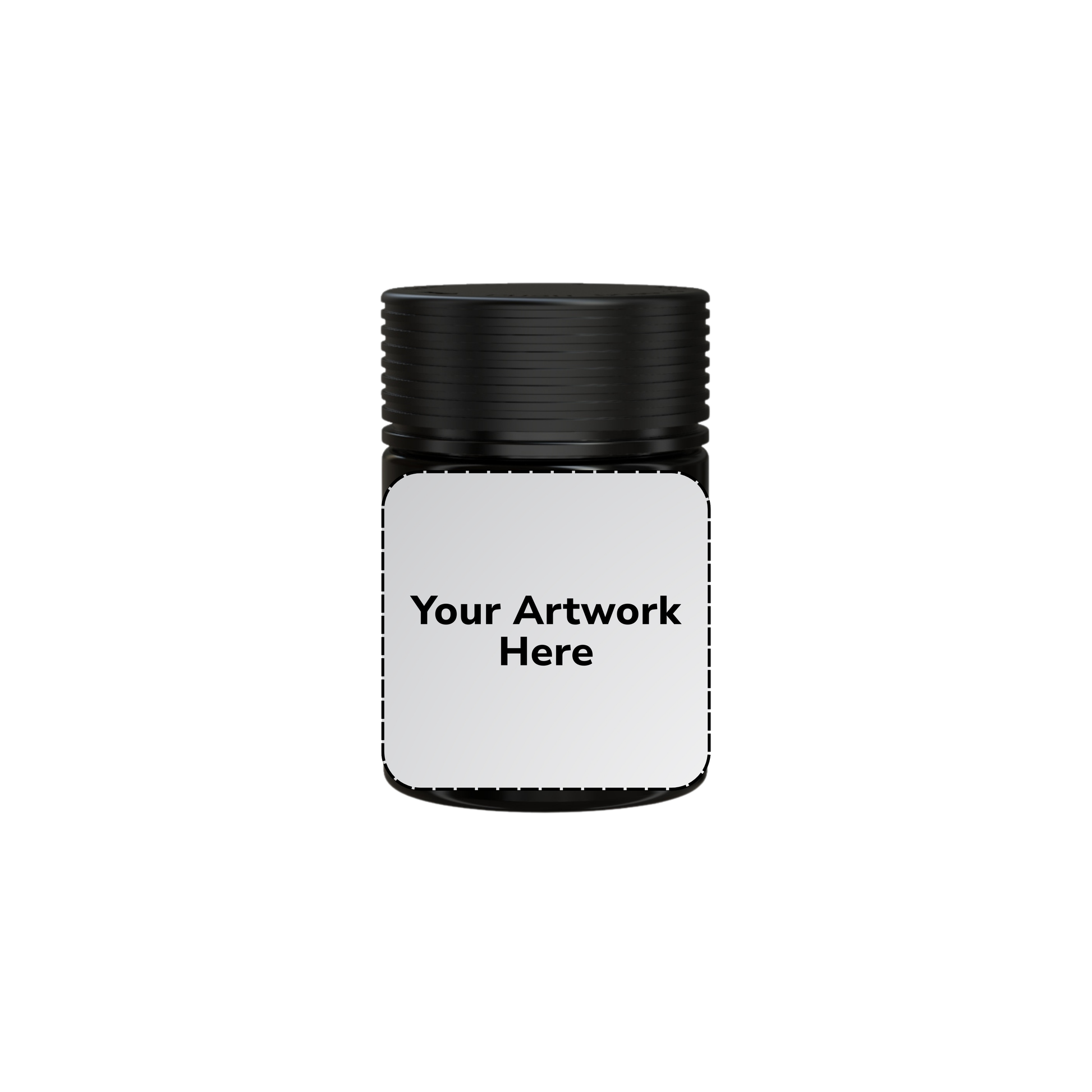 4oz spiral cr jar opaque black