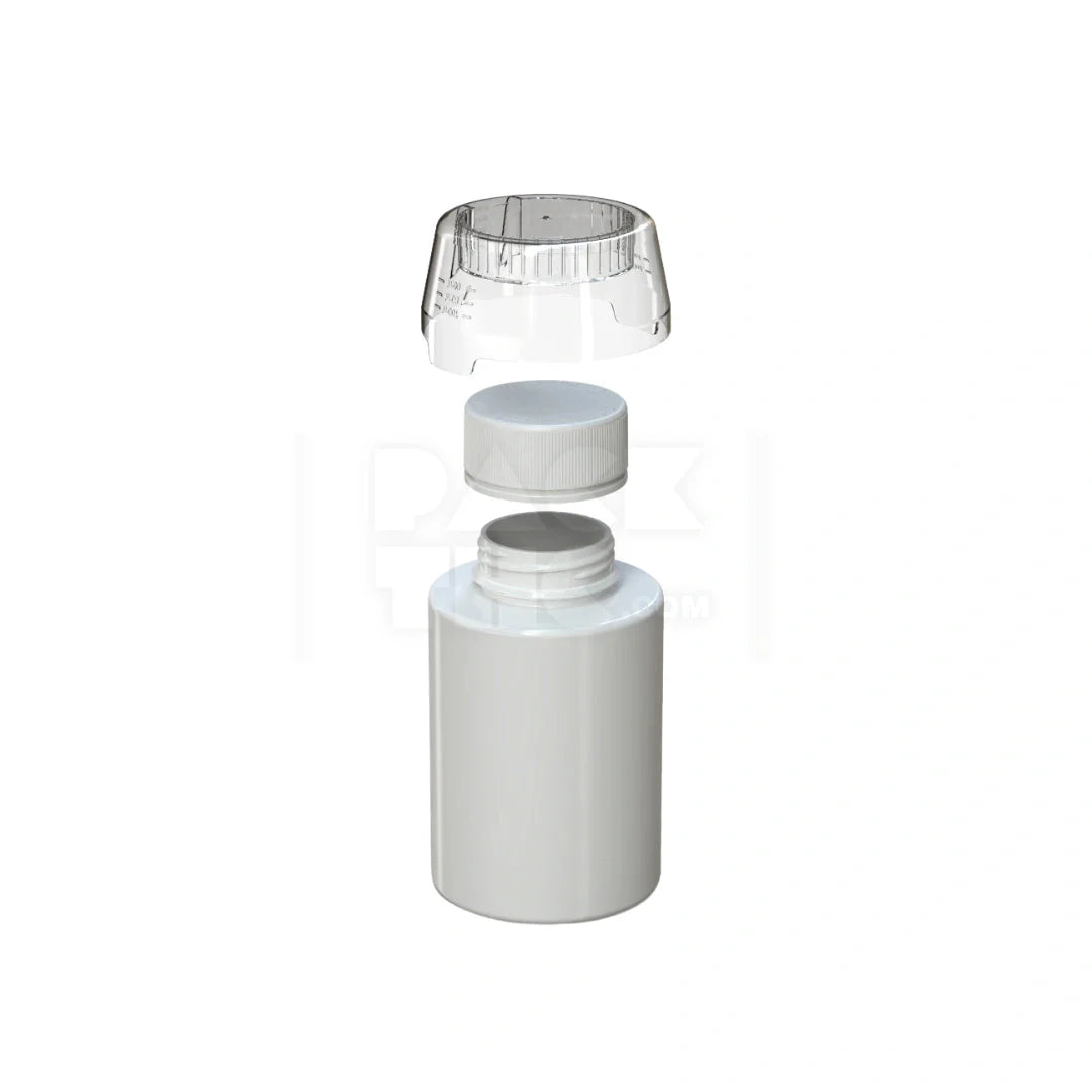 500ml aviator cr base bottle opaque white with dosing cup 60 count