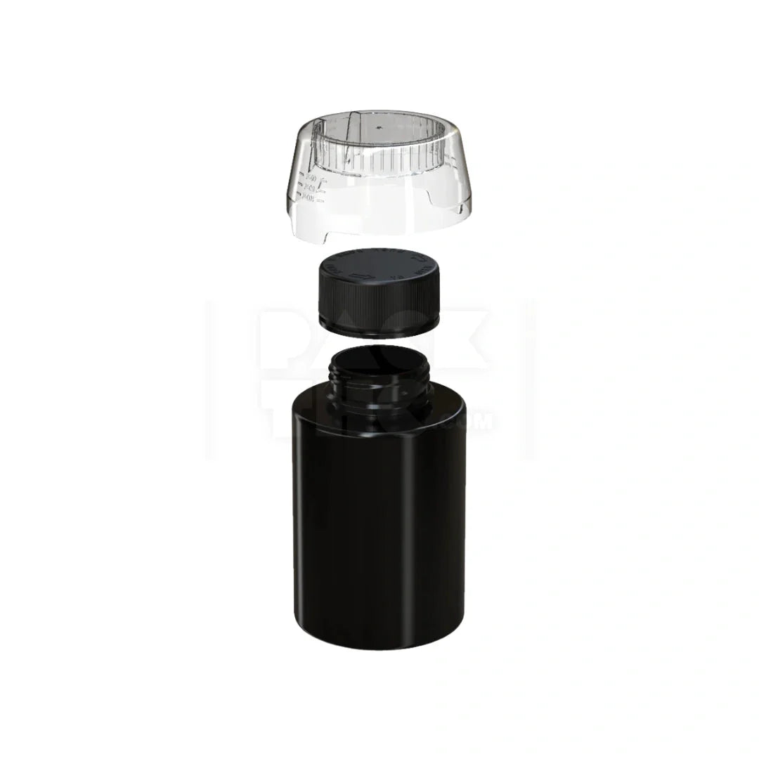 500ml aviator cr base bottle opaque black with dosing cup 60 count