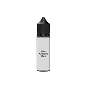 50ml v3 unicorn bottle clear black cap