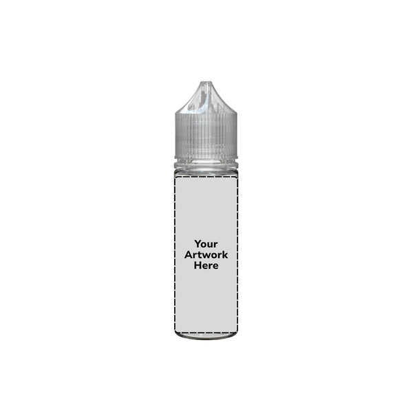 Chubby Gorilla 50ML V3 Unicorn Plastic Squeeze Bottle PET CR – Clear with Clear Cap