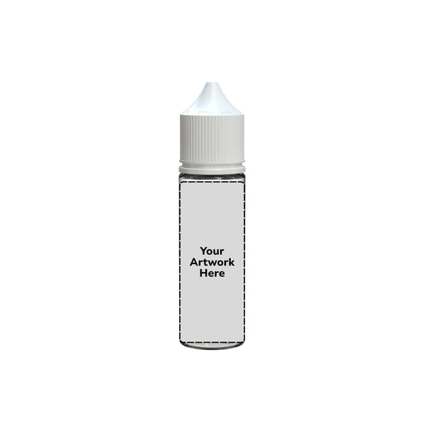 Chubby Gorilla 50ML V3 Unicorn Plastic Squeeze Bottle PET CR – Clear with White Cap