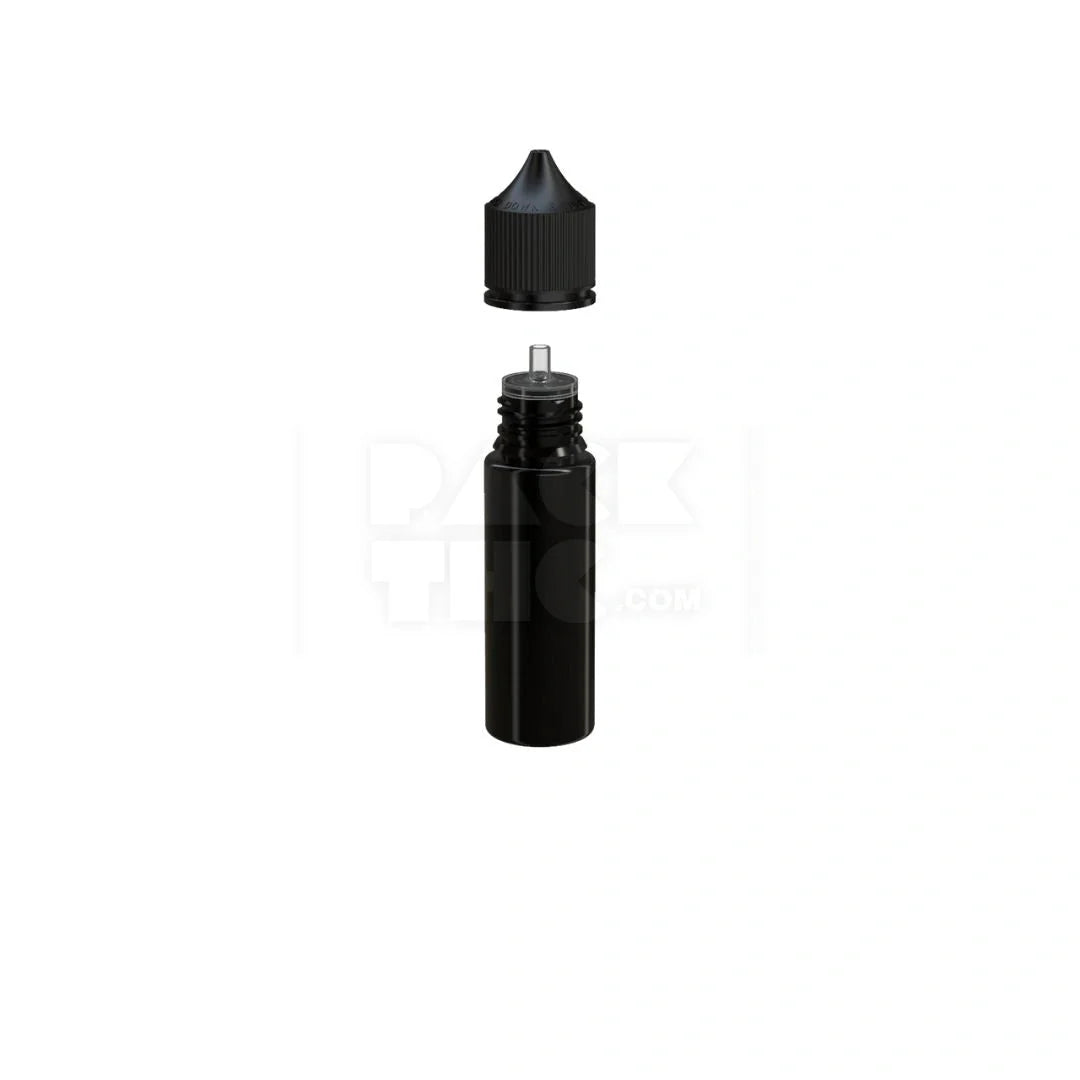 50ml pet reducer unicorn bottle opaque black 500 count